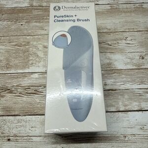 DERMALACTIVES PURE SKIN CLEANSING BRUSH WITH EYE COMPRESS FEATURE NIB